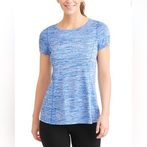 NWOT Avia Blue Fitted Cap Sleeve T-Shirt